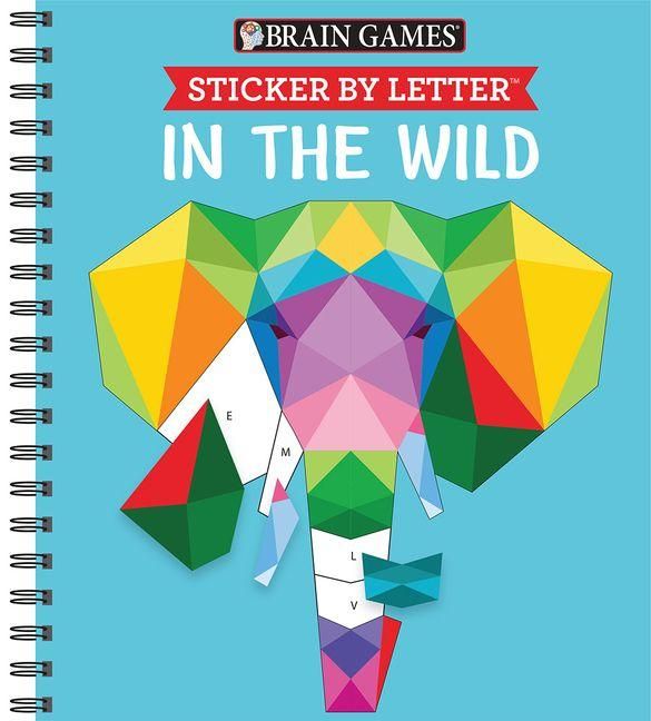 Produktbild: Brain Games - Sticker by Letter: In the Wild (Sticker Puzzles - Kids Activity Book)