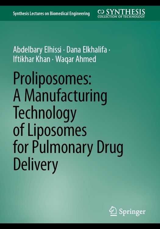 Produktbild: Proliposomes: A Manufacturing Technology of Liposomes for Pulmonary Drug Delivery
