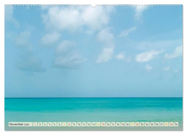 Produktbild: Kalender - selbst gestalten, Fotos selbst einkleben (Wandkalender 2026 DIN A2 quer), CALVENDO Monatskalender