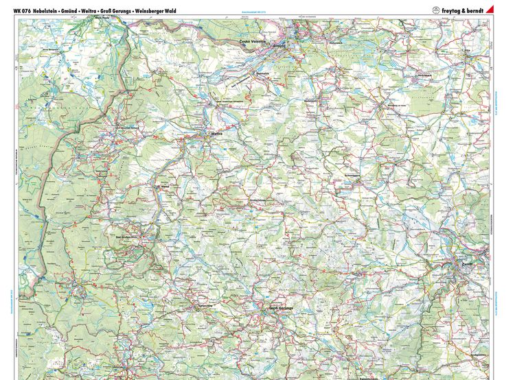 Produktbild: Nebelstein - Gm&uuml;nd - Weitra, Wander + Radkarte 1:50.000