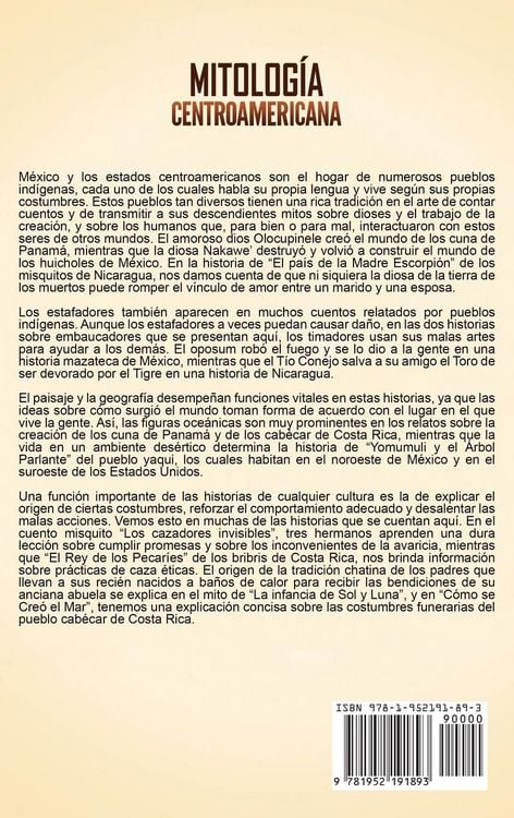 Produktbild: Mitolog&iacute;a Centroamericana