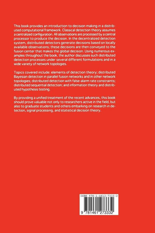 Produktbild: Distributed Detection and Data Fusion