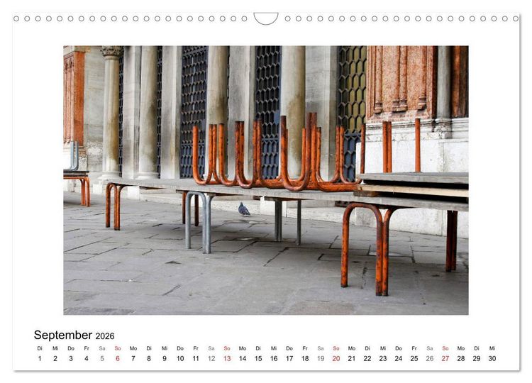 Produktbild: Venedig - Verg&auml;ngliche Sch&ouml;nheit (Wandkalender 2026 DIN A3 quer), CALVENDO Monatskalender