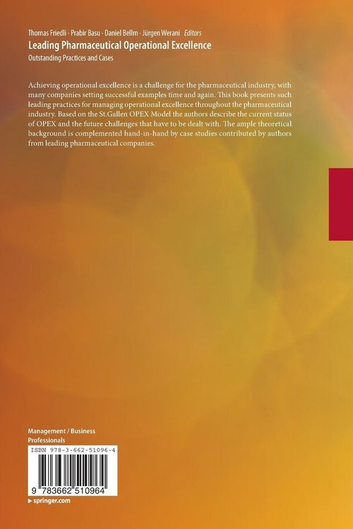 Produktbild: Leading Pharmaceutical Operational Excellence