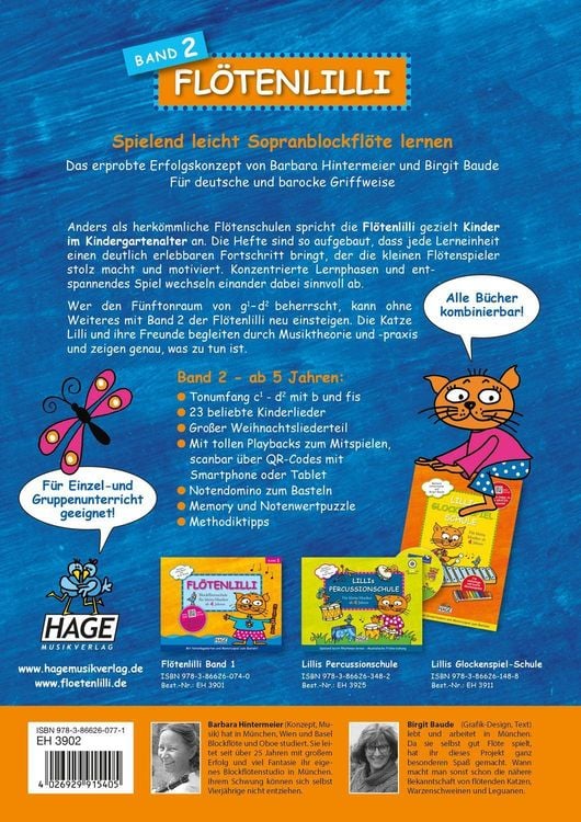 Produktbild: Flötenlilli - Blockflötenschule, Band 2