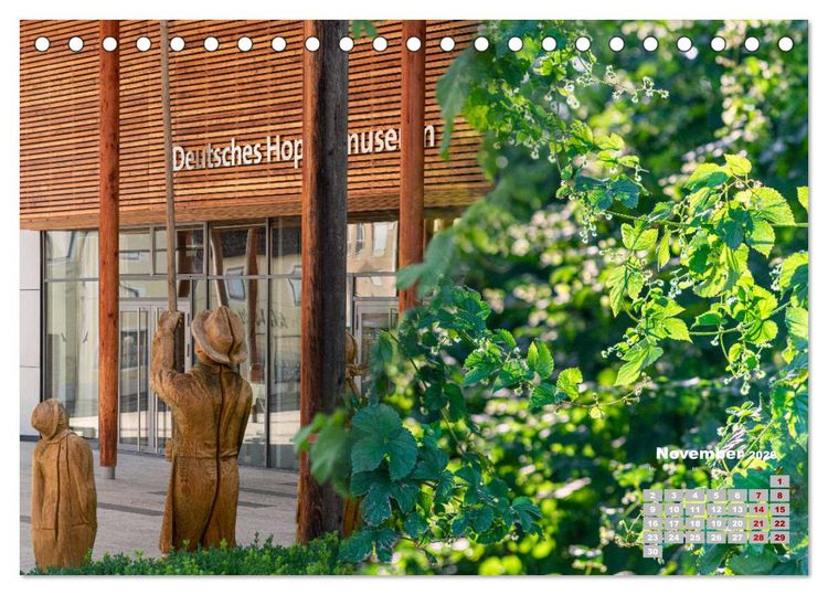 Produktbild: Hopfenland Holledau (Tischkalender 2026 DIN A5 quer), CALVENDO Monatskalender