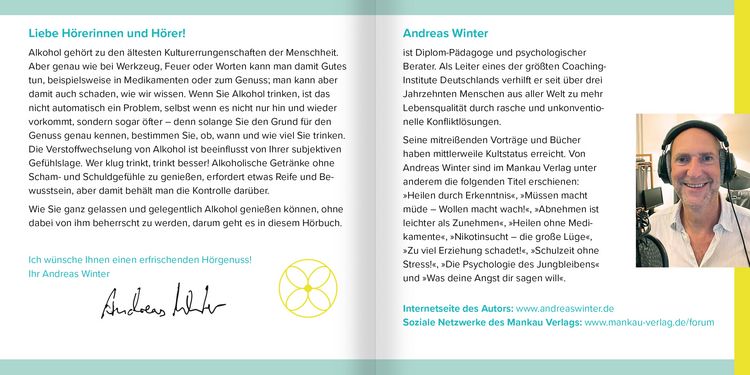 Produktbild: Die Sache mit dem Alkohol. H&ouml;rbuch mit Audio-Coaching
