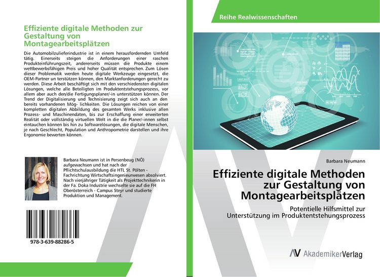 Produktbild: Effiziente digitale Methoden zur Gestaltung von Montagearbeitspl&auml;tzen