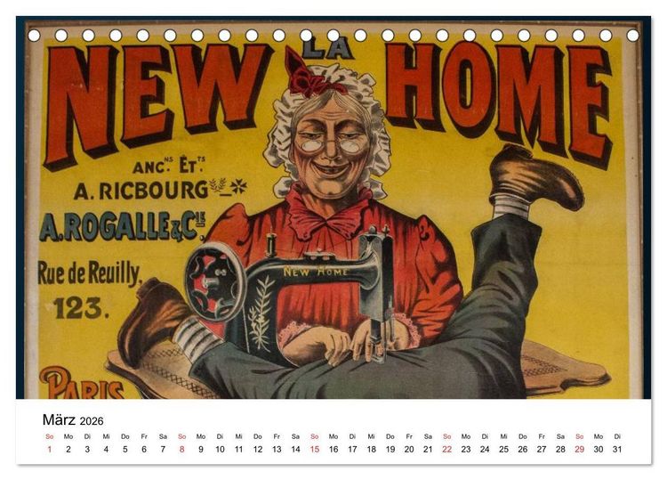 Produktbild: Vintage-Poster aus Theater, Film und Werbung (Tischkalender 2026 DIN A5 quer), CALVENDO Monatskalender