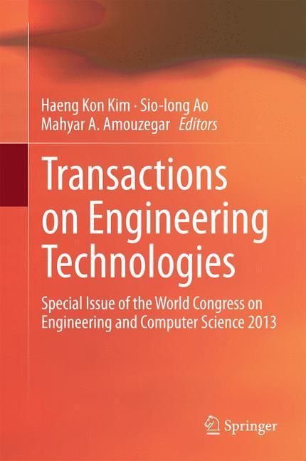 Produktbild: Transactions on Engineering Technologies