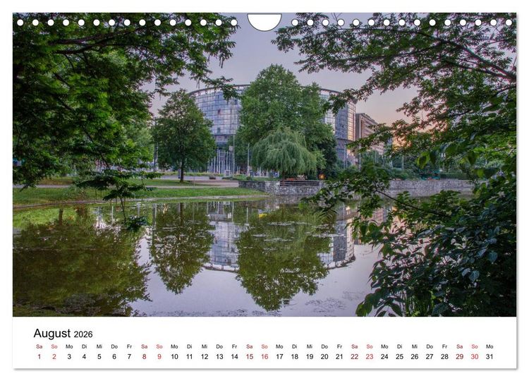 Produktbild: Frankfurt am Main bei Tag und Nacht (Wandkalender 2026 DIN A4 quer), CALVENDO Monatskalender