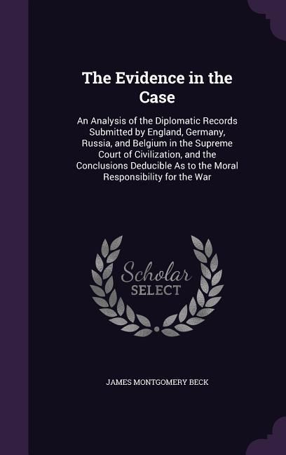 Produktbild: The Evidence in the Case