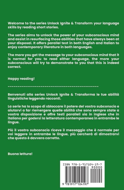 Produktbild: Short Stories in English/Italian - Parallel Text