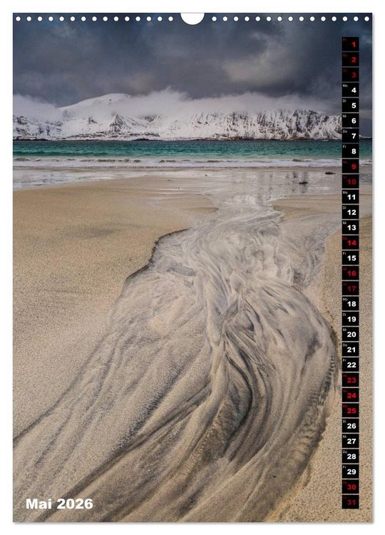 Produktbild: Lofoten. Poetische Landschaften (Wandkalender 2026 DIN A3 hoch), CALVENDO Monatskalender