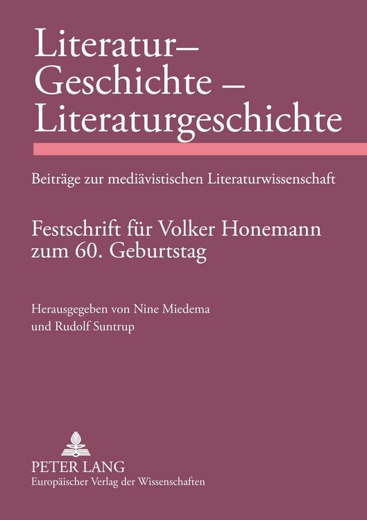 Produktbild: Literatur &ndash; Geschichte &ndash; Literaturgeschichte