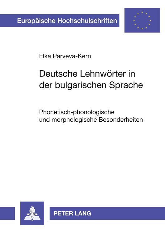 Produktbild: Deutsche Lehnwörter in der bulgarischen Sprache