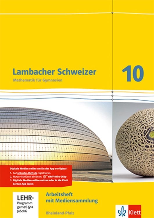Produktbild: Lambacher Schweizer. 10. Schuljahr. Arbeitsheft plus Lösungsheft und Lernsoftware. Rheinland-Pfalz 2012
