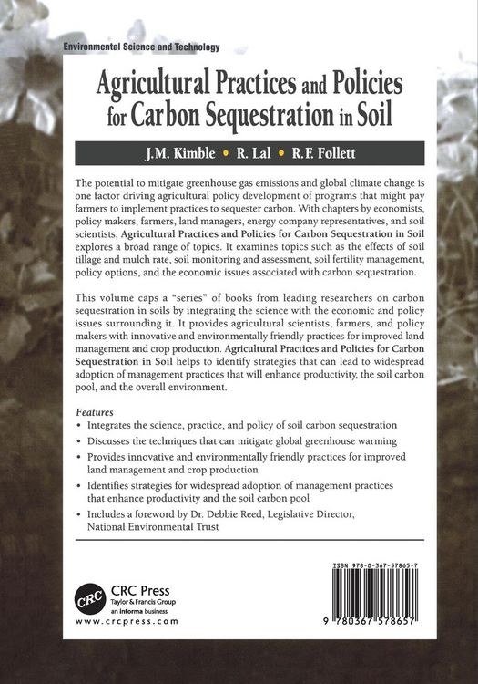 Produktbild: Agricultural Practices and Policies for Carbon Sequestration in Soil