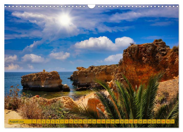 Produktbild: Algarve pur (Wandkalender 2026 DIN A3 quer), CALVENDO Monatskalender