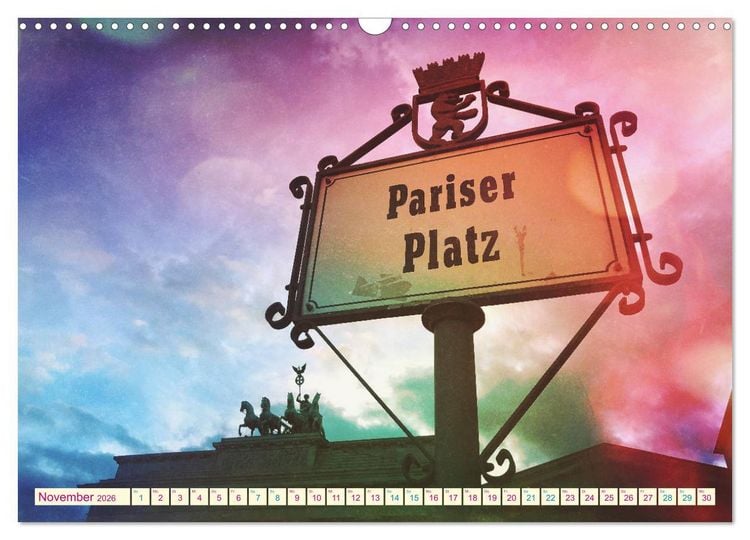 Produktbild: Berlin megacool (Wandkalender 2026 DIN A3 quer), CALVENDO Monatskalender