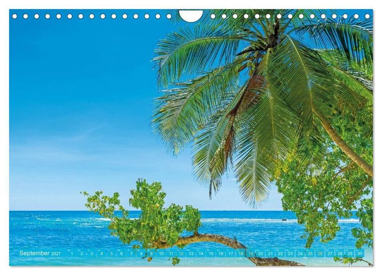 Produktbild: Die Malediven: Fluchtpunkt Sehnsucht (Wandkalender 2027 DIN A4 quer), CALVENDO Monatskalender