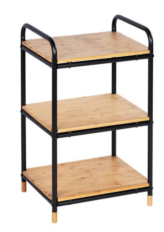 Regal Mod. Loft aus Bambus mit 3 Etagen, Badezimmerregal, Wohnregal kaufen