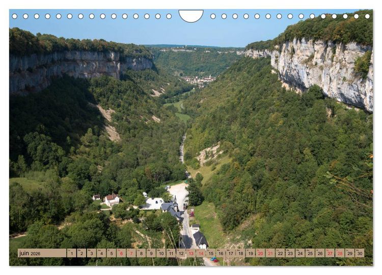 Produktbild: La Franche-Comt&eacute; magique (Calendrier mural 2026 DIN A4 vertical), CALVENDO calendrier mensuel