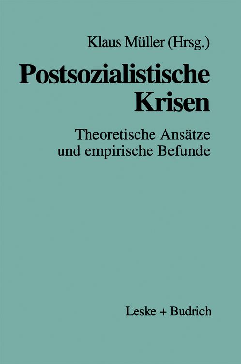 Produktbild: Postsozialistische Krisen