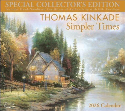 Produktbild: Thomas Kinkade Special Collector's Edition 2026 Deluxe Wall Calendar with Print
