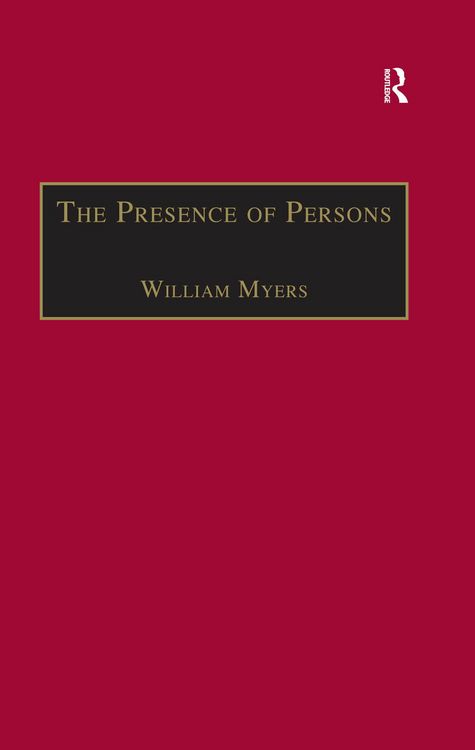 Produktbild: The Presence of Persons