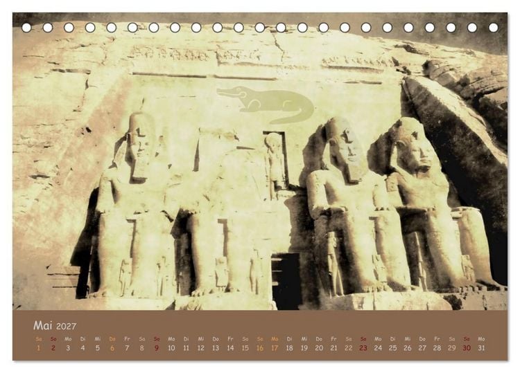 Produktbild: &Auml;gypten Nostalgie & Antike 2027 (Tischkalender 2027 DIN A5 quer), CALVENDO Monatskalender