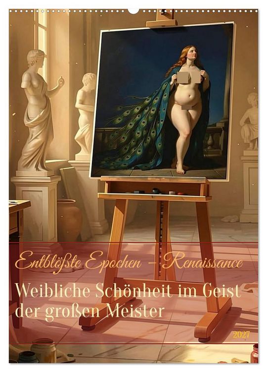 Produktbild: Entbl&ouml;&szlig;te Epochen &ndash; Renaissance (Wandkalender 2027 DIN A2 hoch), CALVENDO Monatskalender