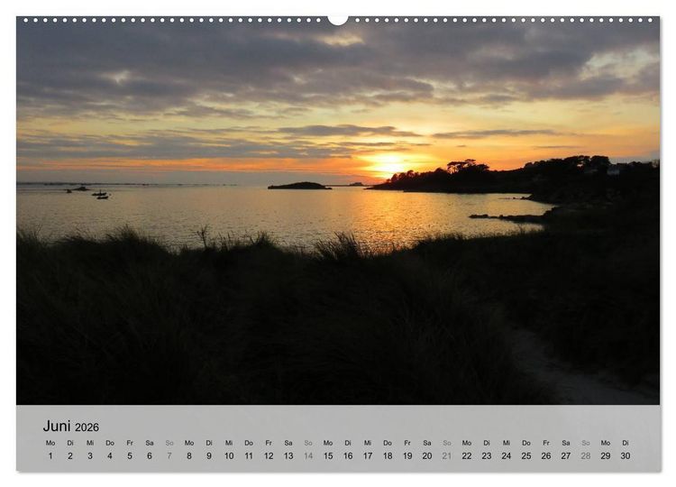 Produktbild: Bretagne - Wildnis Finist&egrave;re (hochwertiger Premium Wandkalender 2026 DIN A2 quer), Kunstdruck in Hochglanz