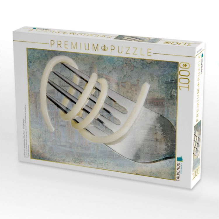 Produktbild: CALVENDO Puzzle Ein Motiv aus dem Kalender Italian Food - Vintage Design | 1000 Teile Lege-Gr&ouml;&szlig;e 64x48cm Foto-Puzzle f&uuml;r gl&uuml;ckliche Stunden