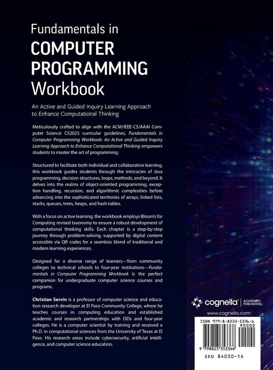 Produktbild: Fundamentals in Computer Programming Workbook