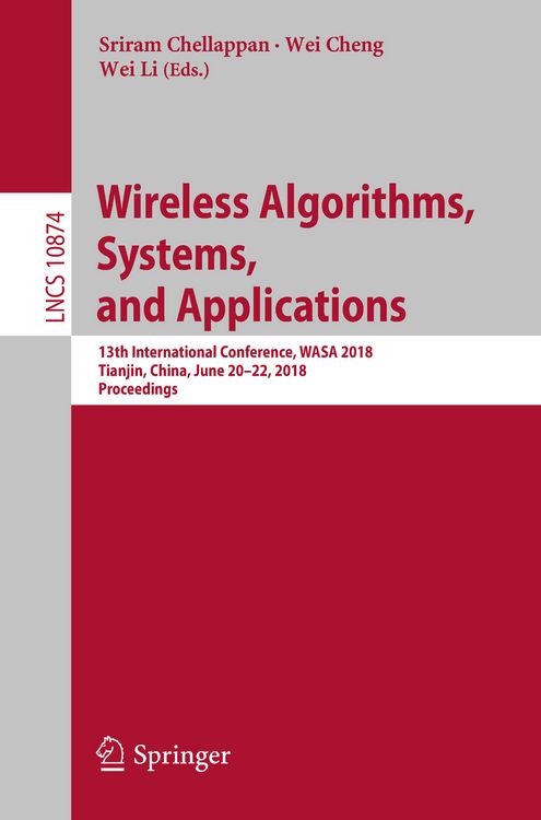 Produktbild: Wireless Algorithms, Systems, and Applications