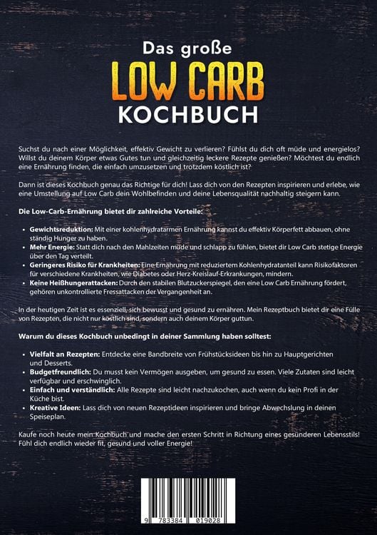 Produktbild: Das gro&szlig;e Low Carb Kochbuch