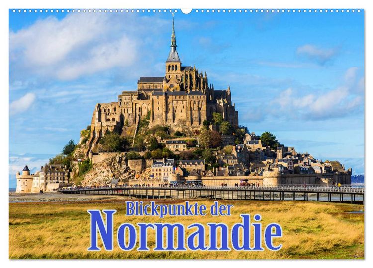 Produktbild: Blickpunkte der Normandie (Wandkalender 2026 DIN A2 quer), CALVENDO Monatskalender