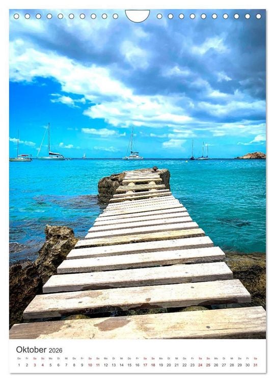 Produktbild: Ab nach Ibiza (Wandkalender 2026 DIN A4 hoch), CALVENDO Monatskalender