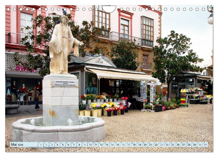 Produktbild: C&aacute;diz - Europas &auml;lteste Stadt (Wandkalender 2026 DIN A4 quer), CALVENDO Monatskalender