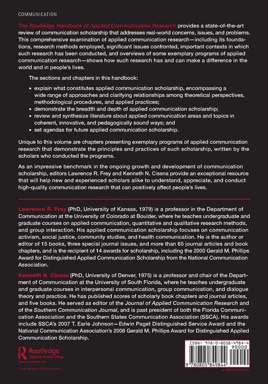 Produktbild: Routledge Handbook of Applied Communication Research