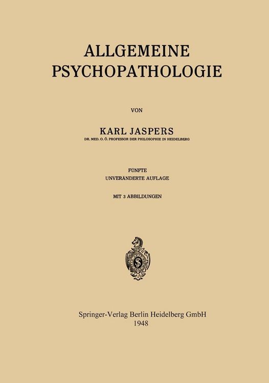 Produktbild: Allgemeine Psychopathologie