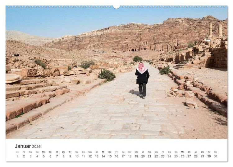 Produktbild: Jordanien - ein Land faszinierender Sch&ouml;nheit (hochwertiger Premium Wandkalender 2026 DIN A2 quer), Kunstdruck in Hochglanz