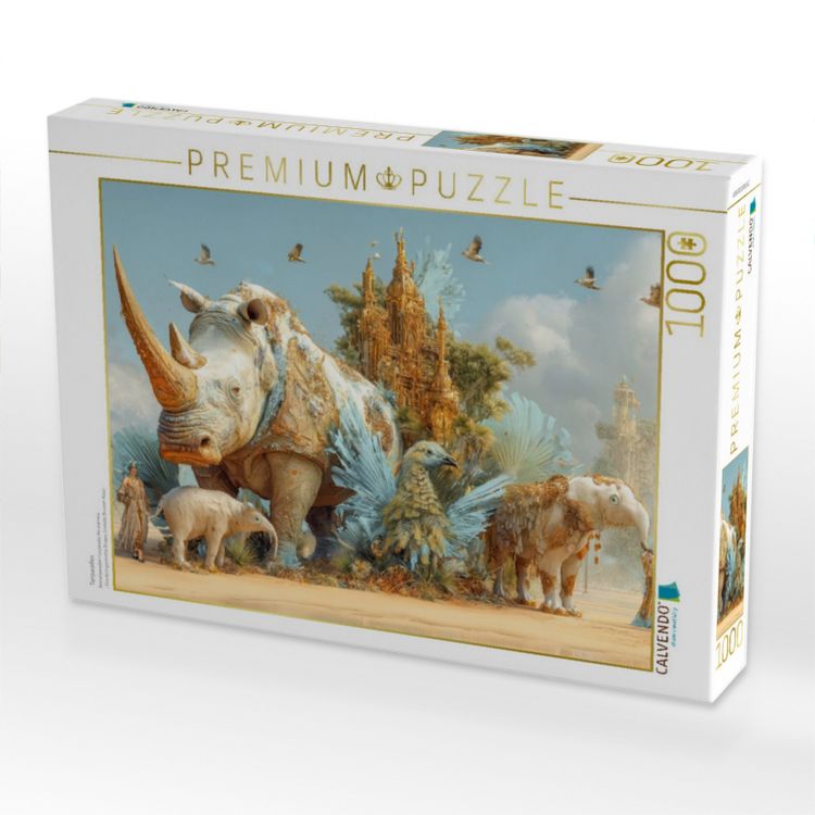 Produktbild: CALVENDO Puzzle Tierparadies | 1000 Teile Lege-Gr&ouml;&szlig;e 64x48cm Foto-Puzzle f&uuml;r gl&uuml;ckliche Stunden