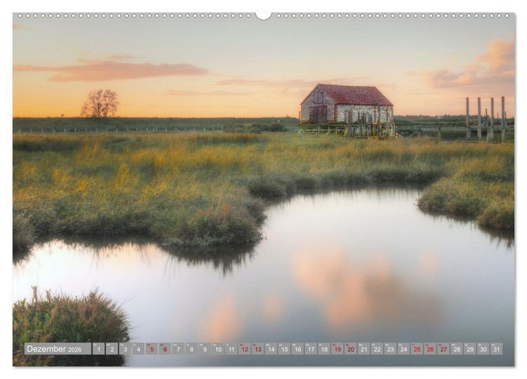 Produktbild: Norfolk - Ostengland: Von der Nordseek&uuml;ste durch das Marschland (hochwertiger Premium Wandkalender 2026 DIN A2 quer), Kunstdruck in Hochglanz