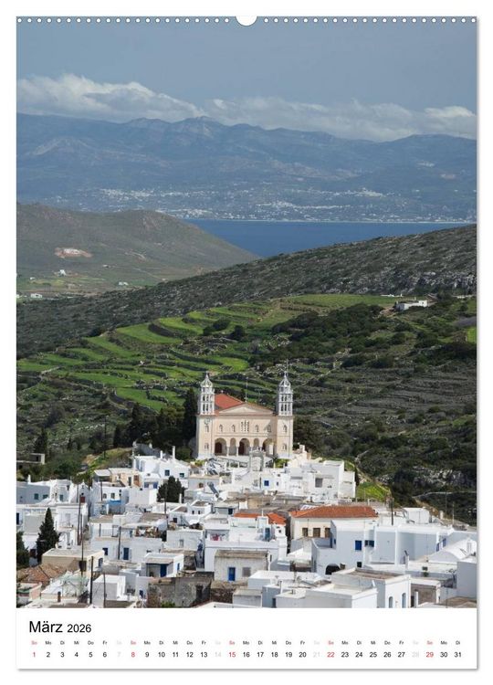 Produktbild: Liebenswertes Paros, Insel der Kykladen (hochwertiger Premium Wandkalender 2026 DIN A2 hoch), Kunstdruck in Hochglanz
