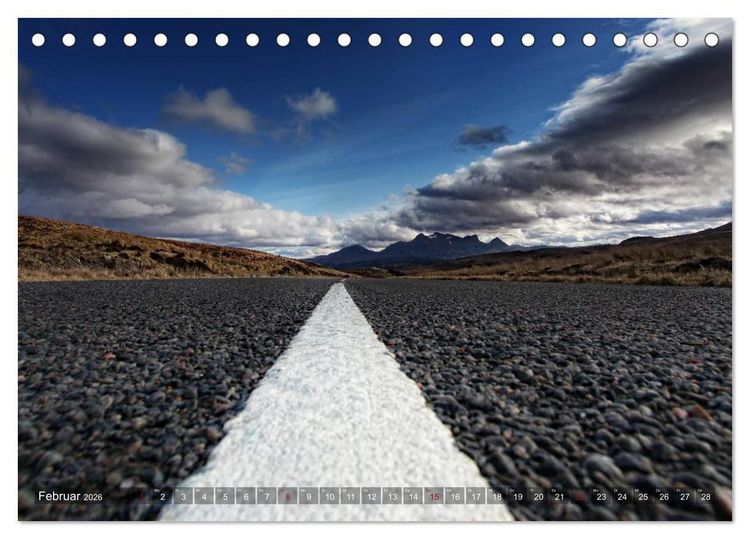 Produktbild: Reiseziel Schottland (Tischkalender 2026 DIN A5 quer), CALVENDO Monatskalender