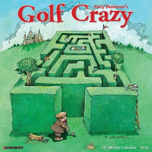 Produktbild: Golf Crazy by Gary Patterson 2026 Wall Calendar