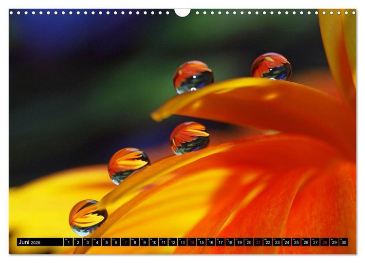 Produktbild: Wassertropfen - Diamanten des Lebens (Wandkalender 2026 DIN A3 quer), CALVENDO Monatskalender