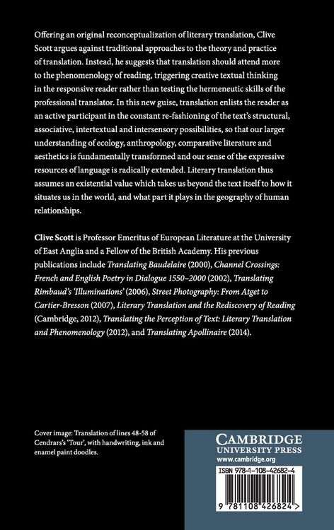 Produktbild: The Work of Literary Translation